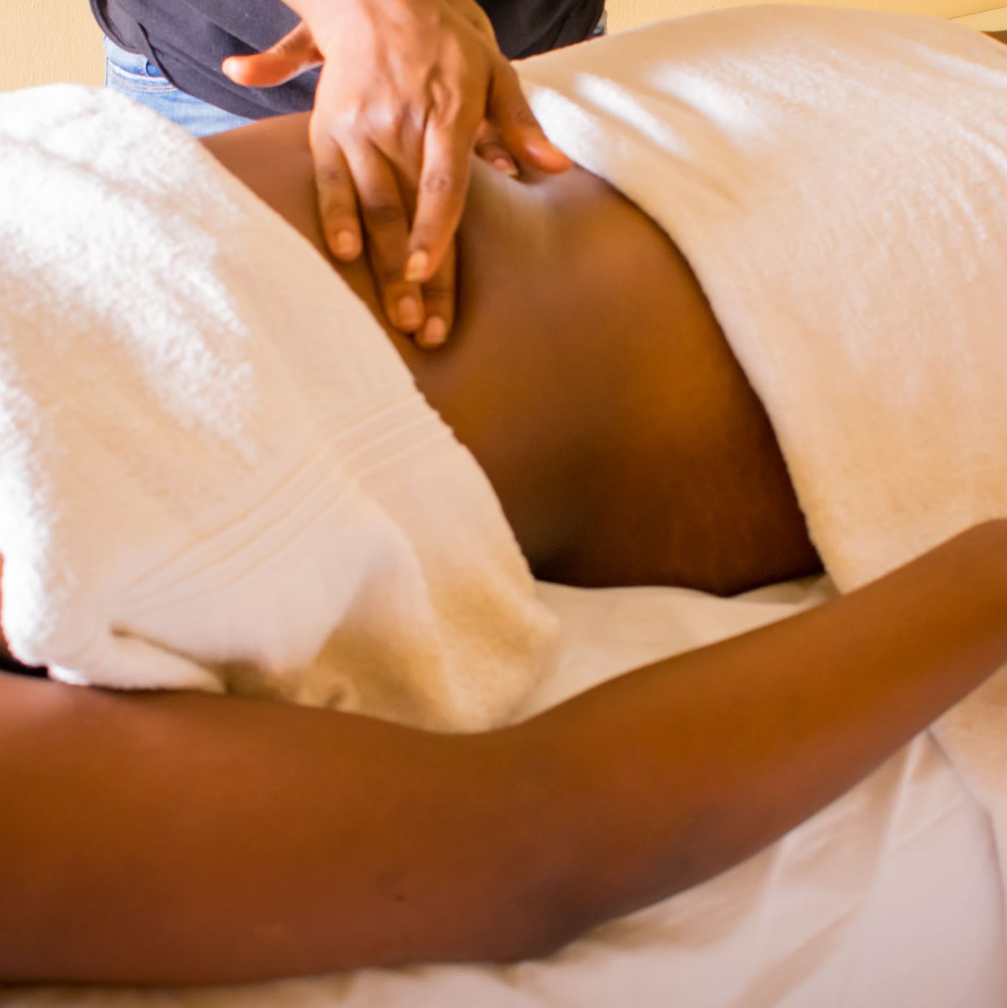 Professional Shiatsu massage session in Ikeja Lagos