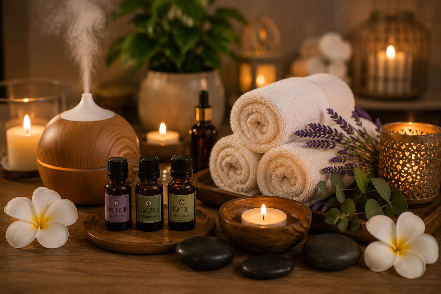 Professional aromatherapy massage session in Ikeja Lagos