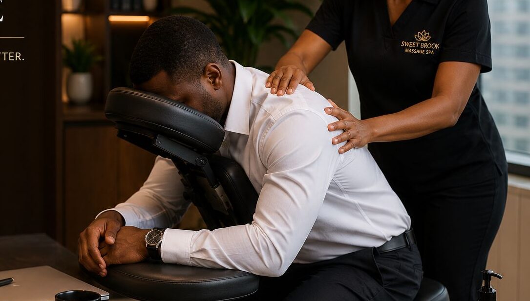 Professional executive massage session in Ikeja Lagos