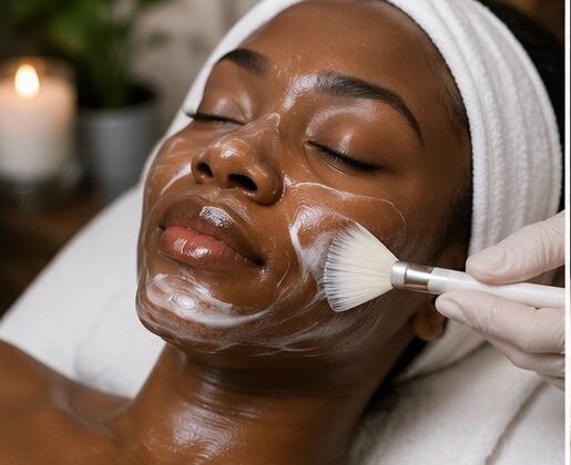 Professional acne facial treatment in Ikeja Lagos