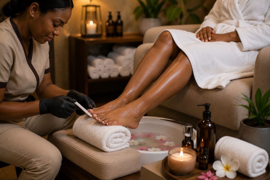 Pedicure and Manicure at Sweet Brook Massage Spa