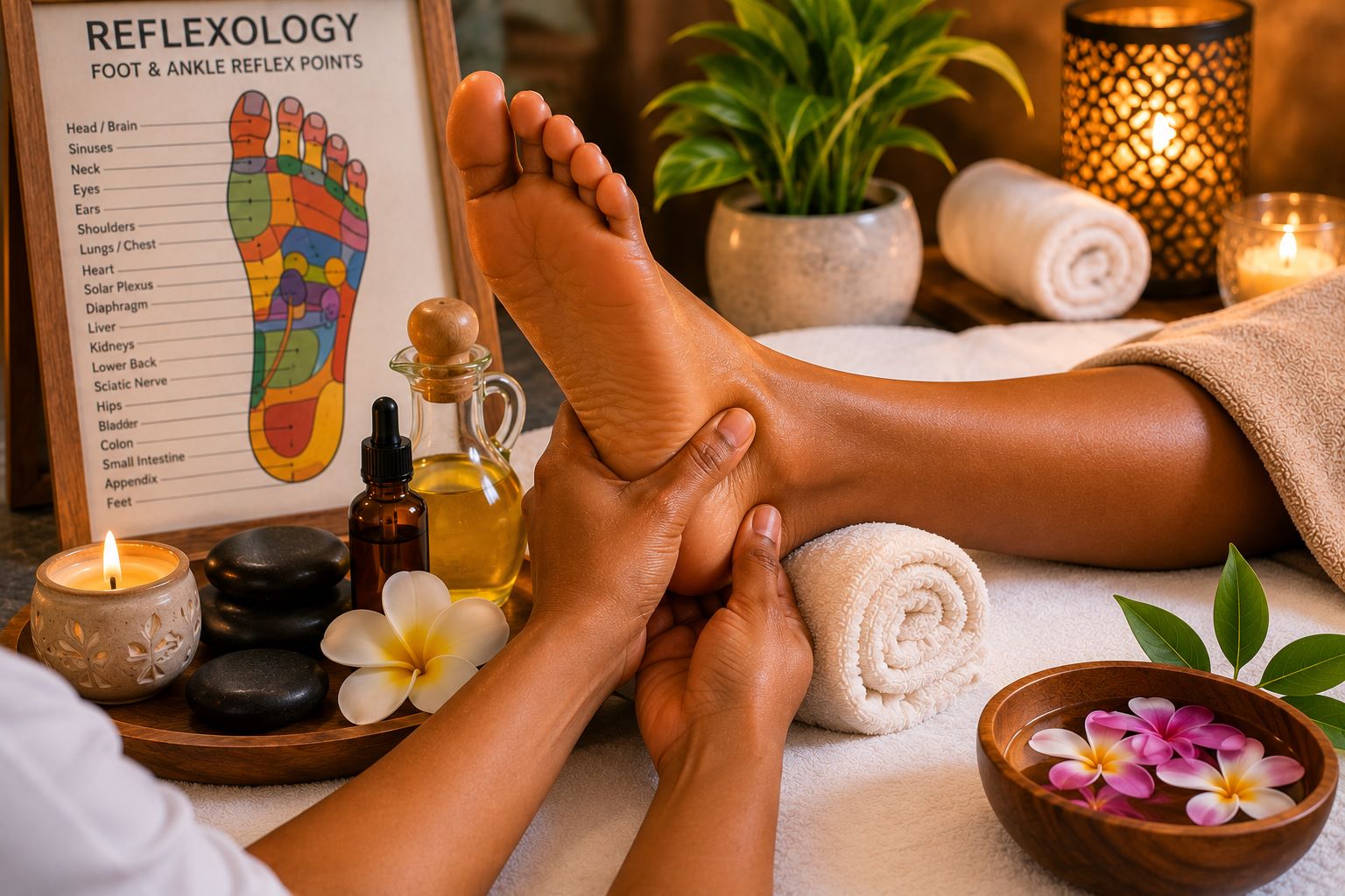 Professional reflexology treatment in Ikeja Lagos
