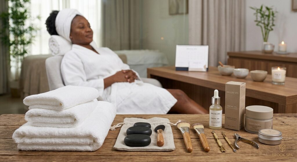 Active client comparing sports vs deep tissue massage options in Ikeja